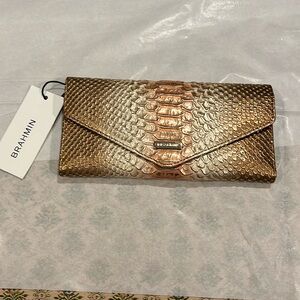 Brahmin wallet new with tag golden colors